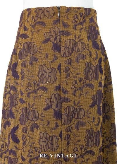 秋日神諭緹花拼接長裙（28"）11