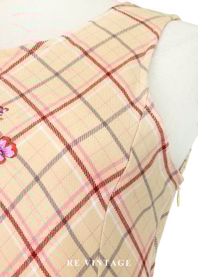 香草奶油草莓糖霜毛呢洋裝6