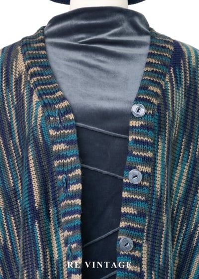 梵谷的星夜 - 段染混色針織外套3