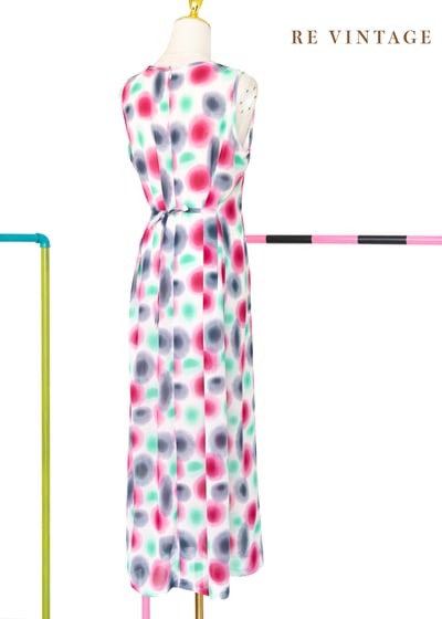 霓虹燈閃閃雪紡長洋裝8