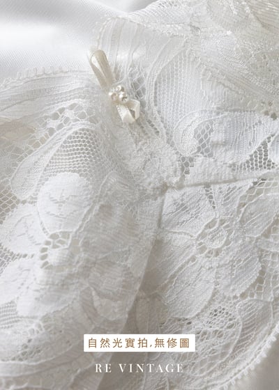 白色小精靈蕾絲內搭洋裝16