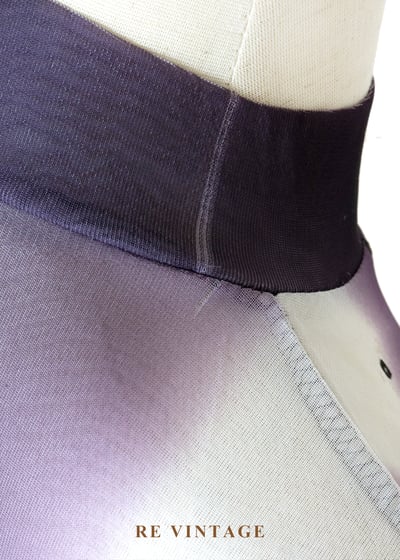 星塵灑落的紫色光暈網紗上衣16