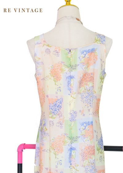 春日淡彩花標本洋裝12