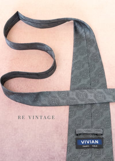 錯覺編碼低彩灰領帶9