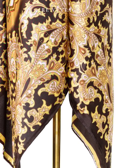 幻境帝國緞面繞頸洋裝14