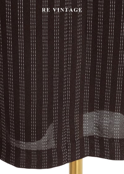 午後的三點一刻細條紋高腰長裙（25"）9