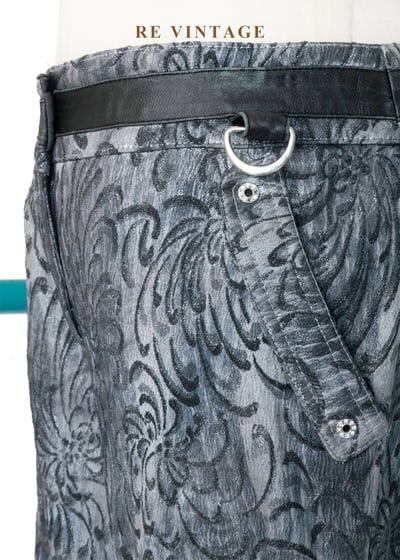 灰墨花影帥氣長褲（28"）6