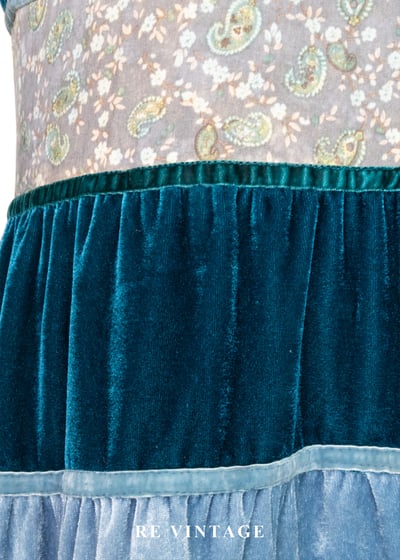 層光之海流動柔光絨布洋裝8