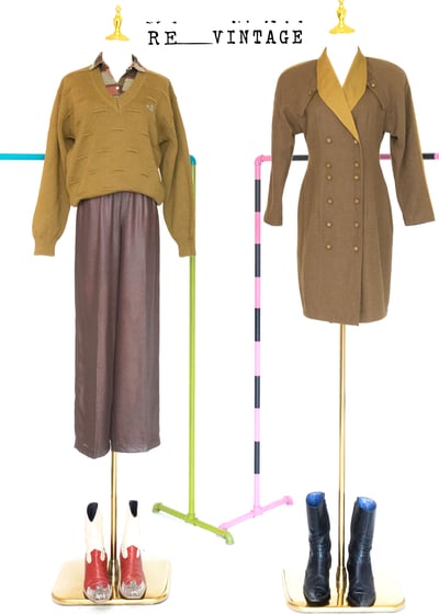 亮亮巧克力慕斯高腰寬版長褲4