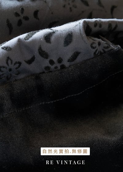 迷你小花透膚絨布長洋裝21