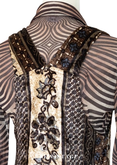 砂色秘典符號絨布吊帶長洋裝19