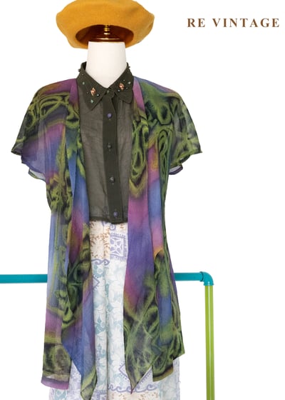 綠光海市蜃樓上衣1