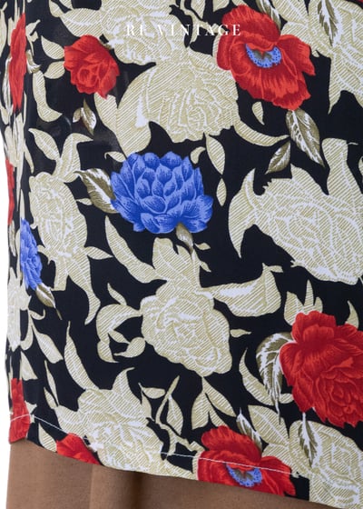 午夜牡丹華麗花火短袖上衣12