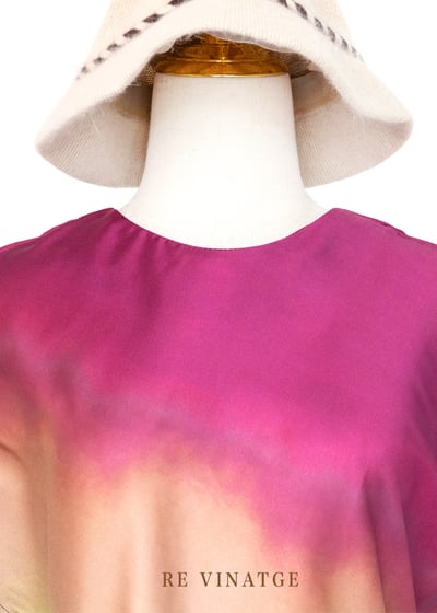 『歐洲寶物』四色花瓣漸層緞面氣質長洋裝6