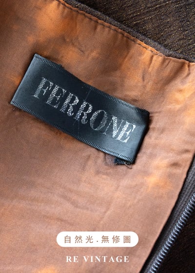 金沙巧克力色細肩帶洋裝16