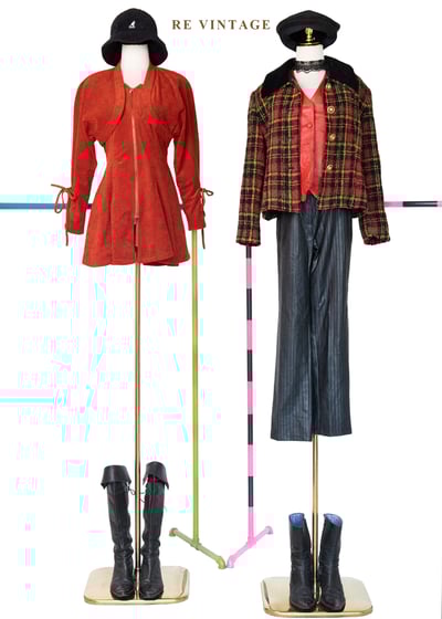 Multi Flame 火焰紅皮革背心2