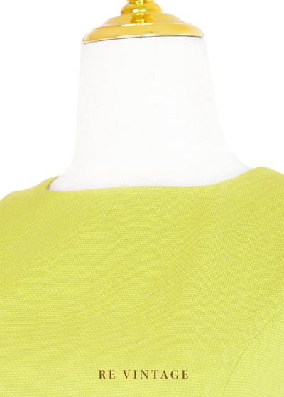 草綠色小格紋氣質背心9