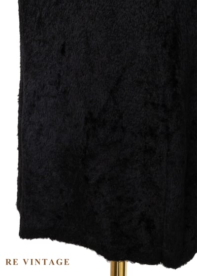 可愛泰迪熊短毛黑色洋裝9