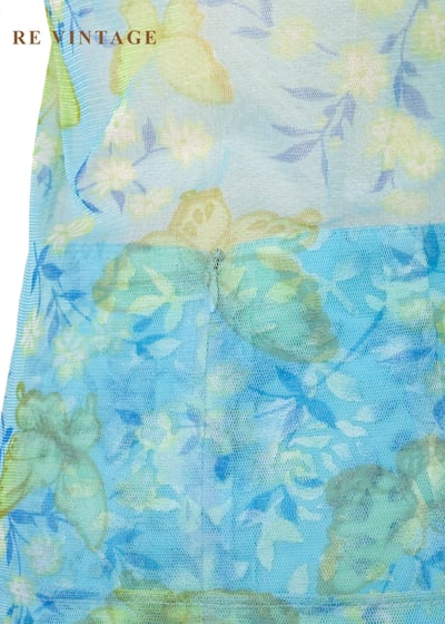 仲夏湖水綠蝴蝶網紗上衣8