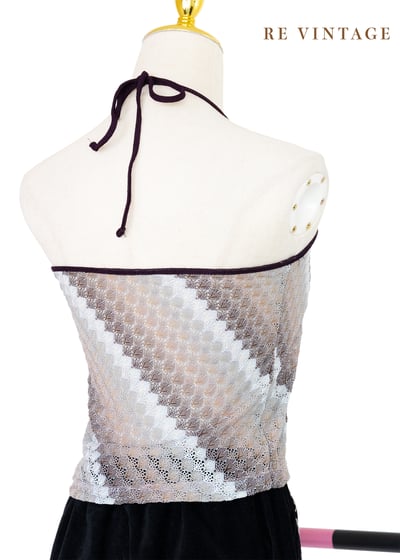 Raindrops 織品斜紋繞頸露背小上衣8