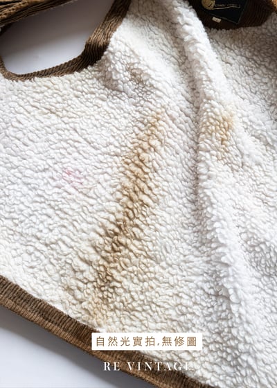 巧克力色燈芯絨帥氣背心15