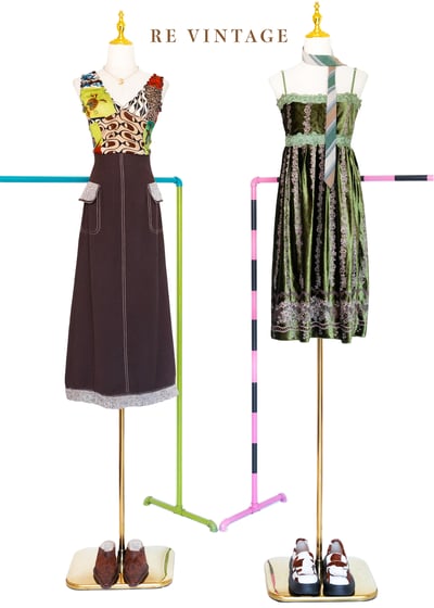 宮廷公主高級綠絨布細肩帶洋裝2