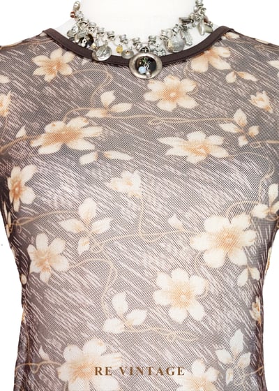 流星花朵透膚背心3