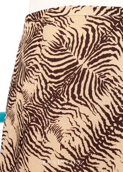 棕色迷途紋路美裙（～26"）5