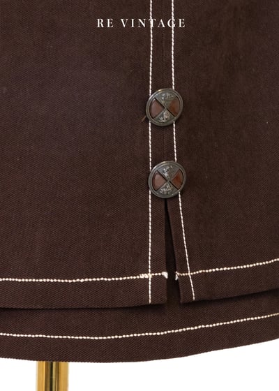 必備單品 - Cocoa雙層巧克力短裙 （27"）7