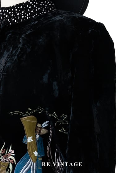 童話午夜劇場絨布短版外套7