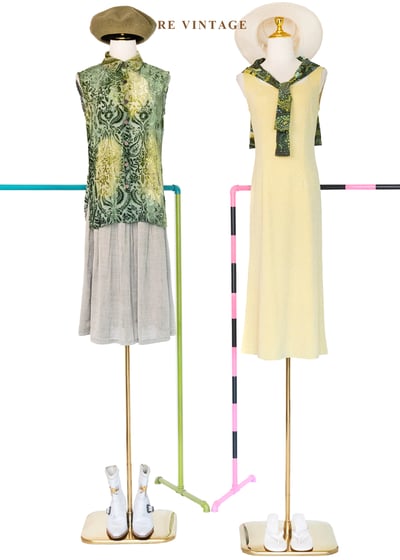 古典異國燒絨圖騰背心2