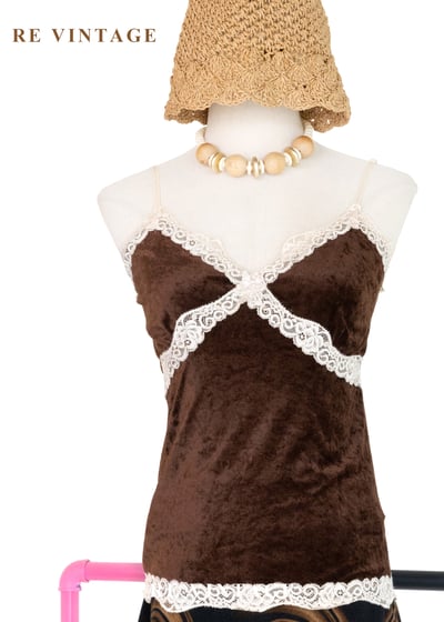 奶酒咖啡絨布背心1