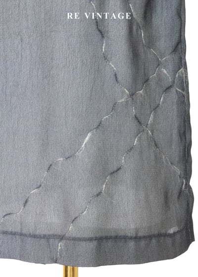 霧灰不規則線條短裙（25"）4