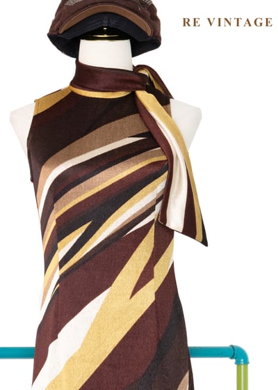 Amber Rhythm 流動線條領結洋裝3