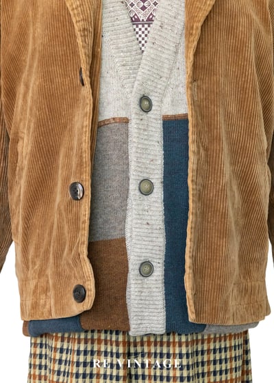 英倫Caramel 燈芯絨翻領夾克外套3