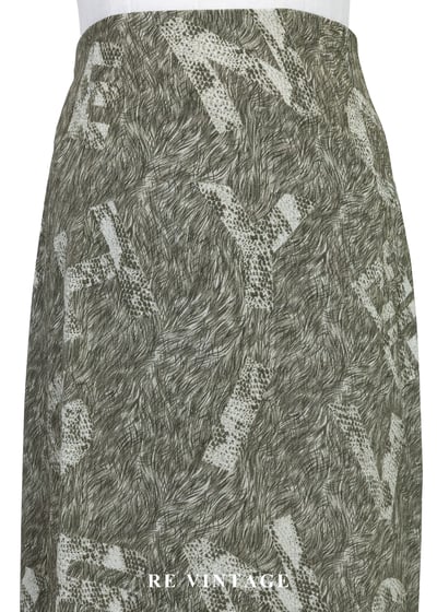 塗鴉讀本迷幻字母壓印長裙（26-28"）3
