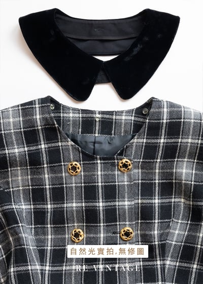 絕美氣質雙排釦格紋西裝外套5