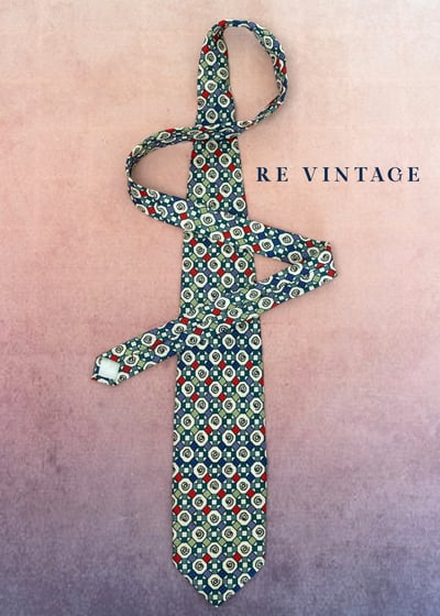 幾何迴旋 -繽紛漩渦領帶5