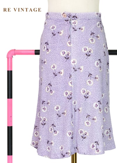 薰衣草紫小碎花俏皮短裙（24"）8