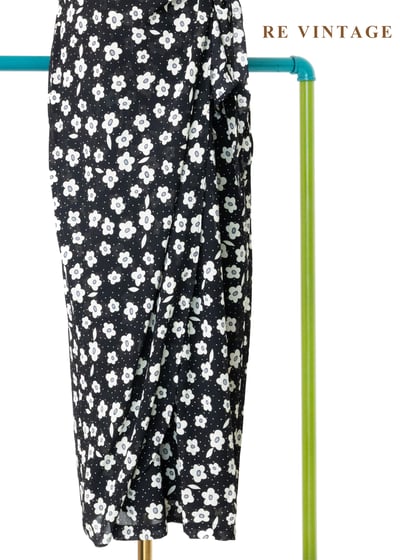 黑白映畫 - 法式雛菊氣質洋裝4