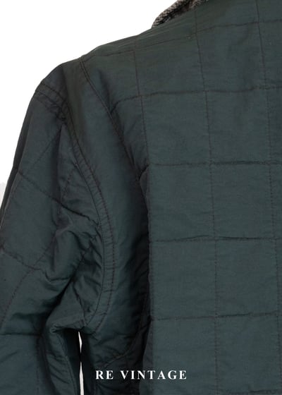 重磅水洗迷幻格紋硬挺夾克22