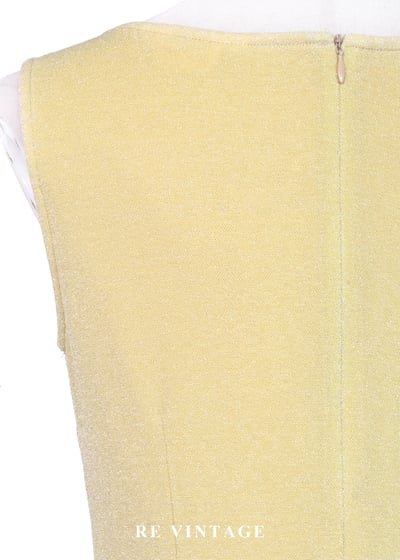 質感單品 - 淡黃的慢半拍時刻閃亮洋裝13