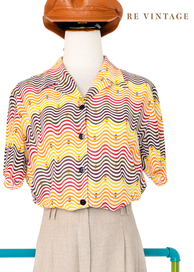 艷陽波紋夏日襯衫1