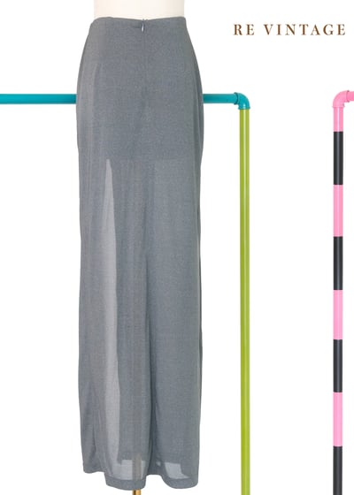 必備單品 - 煙灰色辣辣美腿高衩長裙（24-28"）7