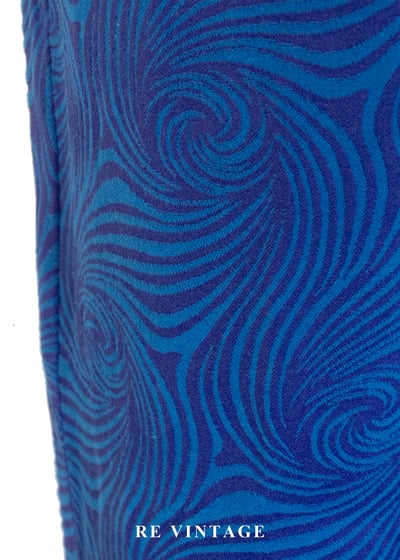 Neon Blue Swirl 霓藍迴旋長褲（26"）6