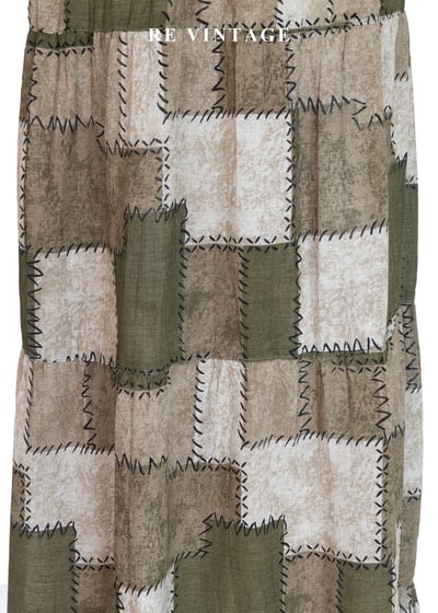 遊牧流浪美學拼接圖騰流蘇長裙（24-30"）5