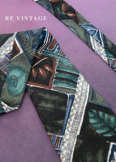 建築磚紋拼貼領帶2