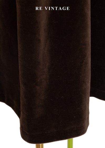 午夜可可 - 法式波紋絨布長洋裝9