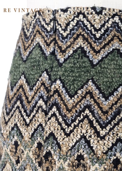 山間美景毛呢及膝裙（24.5"）8