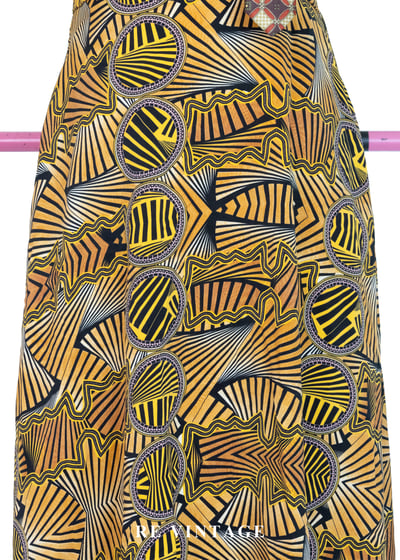 規律的幾何迷宮夏日派對洋裝4